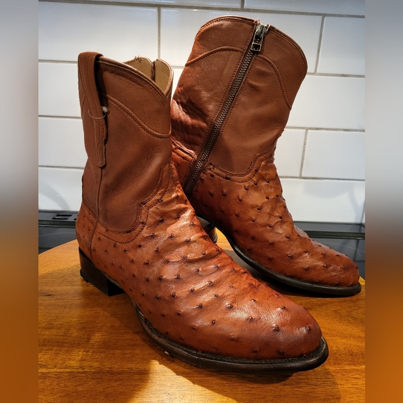 Tecovas Other - Tecovas Ostrich leather boots size 10EE